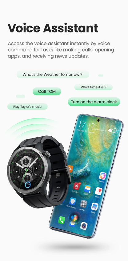 HAYLOU Solar Neo Smart Watch 1,53'' HD Display Bluetooth Chamada 24H Monitoramento de Saúde Smartwatches Homens Mulheres Relógios Esportivos Inteligentes