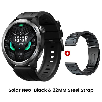 HAYLOU Solar Neo Smart Watch 1,53'' HD Display Bluetooth Chamada 24H Monitoramento de Saúde Smartwatches Homens Mulheres Relógios Esportivos Inteligentes