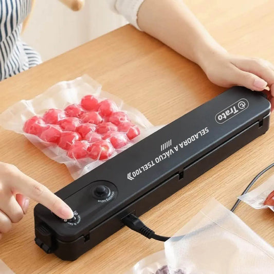 Portable Food Household Vacuum Sealer Bivolt + 10 Toast Bags